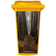 Big Trees In The Woods Wheelie Bin Sticker Panel